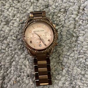 Michael Kors Blush Gold Chronograph Watch